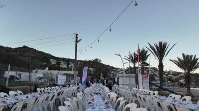 Bodrum Belediyesi tarafından her yıl geleneksel olarak düzenlenen mahalle iftarları,