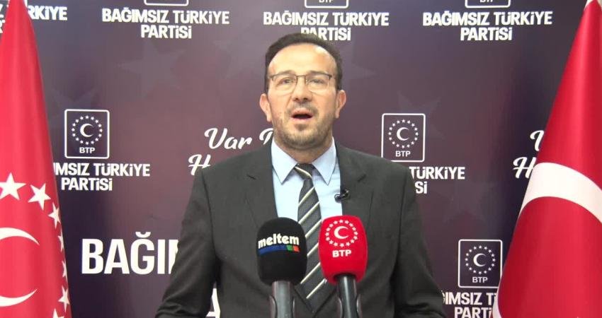 BTP Sözcüsü Önder: “Bugün ülkemizde insanımız ibadet olsun diye değil, hayat şartları gereği aç kalıyor” Bağımsız Türkiye Partisi (BTP) Sözcüsü Lütfullah Önder, "Oruç açlığın soyut