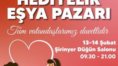 Buca Belediyesi'nce Sevgililer Günü dolayısıyla düzenlenen Bucalı kadınların el emeği