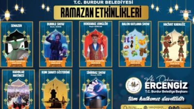 Burdur Belediyesi, ramazan ayını çocuklar ve ailelere yönelik kültürel ve