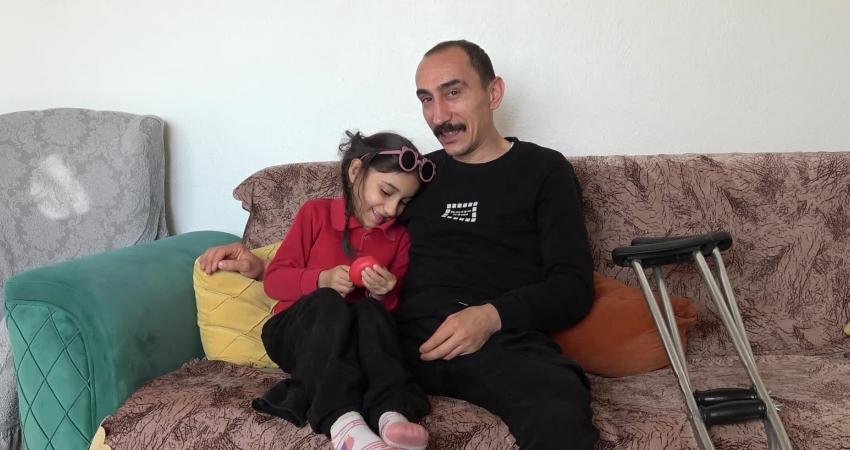 Burdur’da 6 Nisan 2025’te geçirdiği kazada sağ bacağını diz üstünden