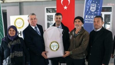 Bursa Büyükşehir Belediyesi tarafından kırsal kalkınmayı desteklemek ve üreticinin emeğine