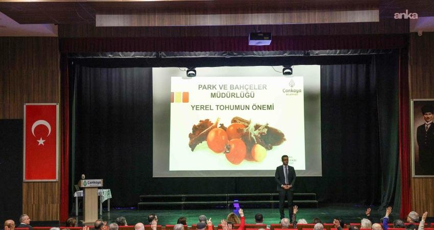 Çankaya Belediyesi'nin vatandaşların balkon ve bahçelerinde bilinçli yetiştiricilik yapabilmeleri için