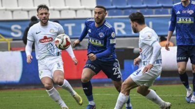 Trendyol Süper Lig’in 24. haftasında oynanan karşılaşmada Çaykur Rizespor, deplasmanda
