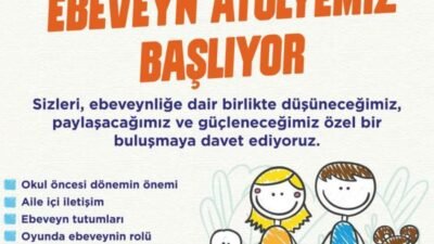 Çeşme Belediyesi, ailelerin ebeveynlik sürecinde güçlenmesini desteklemek amacıyla Ebeveyn Atölyesi