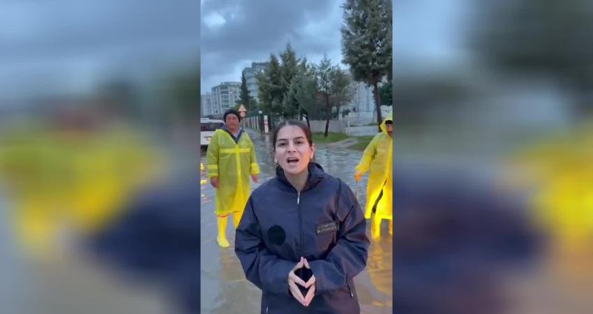 Ceyhan Belediyesi, kentte etkili olan yoğun yağışın ardından 40 araç