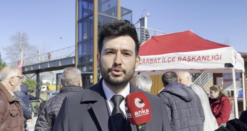 CHP Akçaabat İlçe Başkanı Emre Şahin Köroğlu, Trabzon Büyükşehir Belediyesi'nin