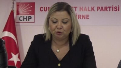 CHP Edirne Merkez İlçe Kadın Kolları Başkanı Burcu Birgül Çolak,