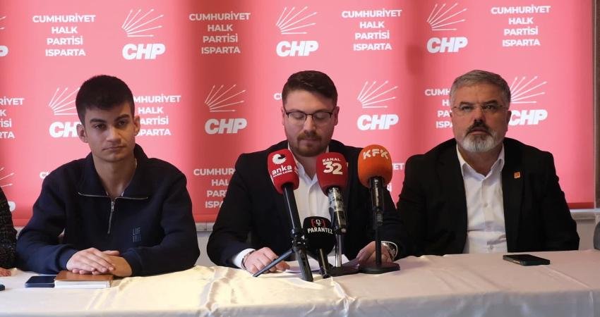 CHP Isparta İl Gençlik Kolları tarafından, Gençlik Kolları Genel Başkanı