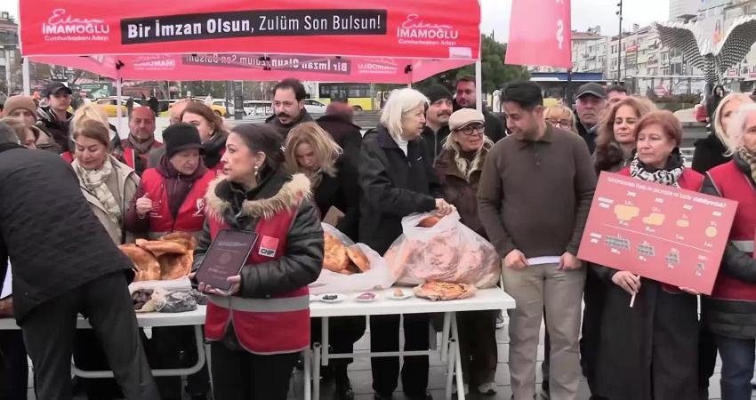 CHP Beşiktaş İlçe Başkanlığı, ekonomik kriz ve hayat pahalılığına ilişkin