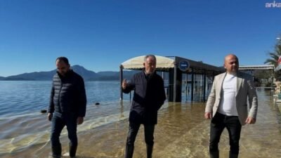 Köyceğiz’de son günlerde etkili olan yoğun yağışlar ve Köyceğiz Gölü’nün