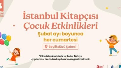 İBB Kültür AŞ, Şubat ayında İstanbul Kitapçısı Beylikdüzü şubesinde çocuklara