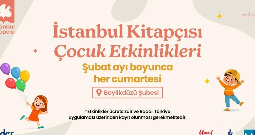 İBB Kültür AŞ, Şubat ayında İstanbul Kitapçısı Beylikdüzü şubesinde çocuklara