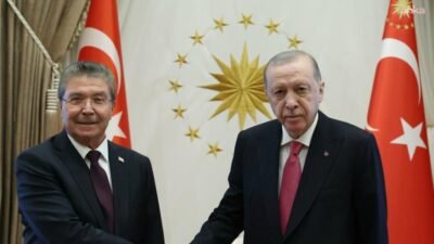 Cumhurbaşkanı Recep Tayyip Erdoğan, Kuzey Kıbrıs Türk Cumhuriyeti (KKTC) Başbakanı