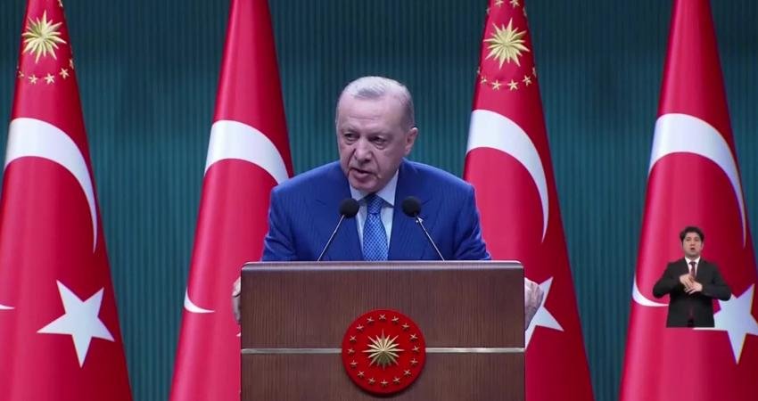 Cumhurbaşkanı Recep Tayyip Erdoğan, "Şimdi de imalat sanayi işletmelerimizin finansmana