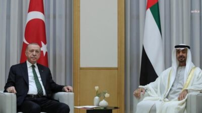 Cumhurbaşkanı Recep Tayyip Erdoğan, Birleşik Arap Emirlikleri Devlet Başkanı Şeyh