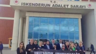 Hatay'ın İskenderun ilçesinde 6 Şubat depremlerinde yıkılan ve 14 kişinin