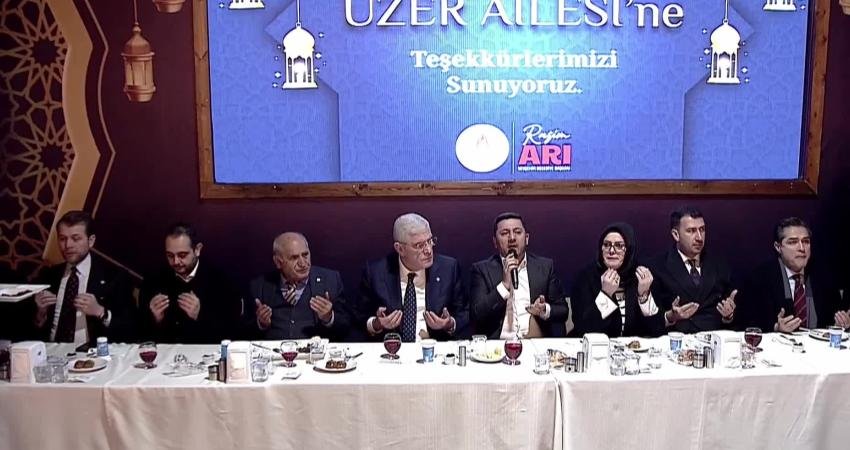 İYİ Parti Genel Başkanı Müsavat Dervişoğlu, Nevşehir’de iftara katıldı.