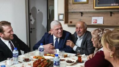 İYİ Parti Genel Başkanı Müsavat Dervişoğlu, Ramazan ayının ilk iftarını