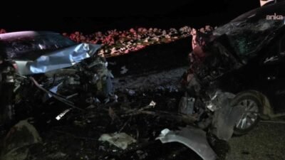 Diyarbakır Valiliği, Çınar ilçesinde iki aracın kafa kafaya çarpışması sonucu