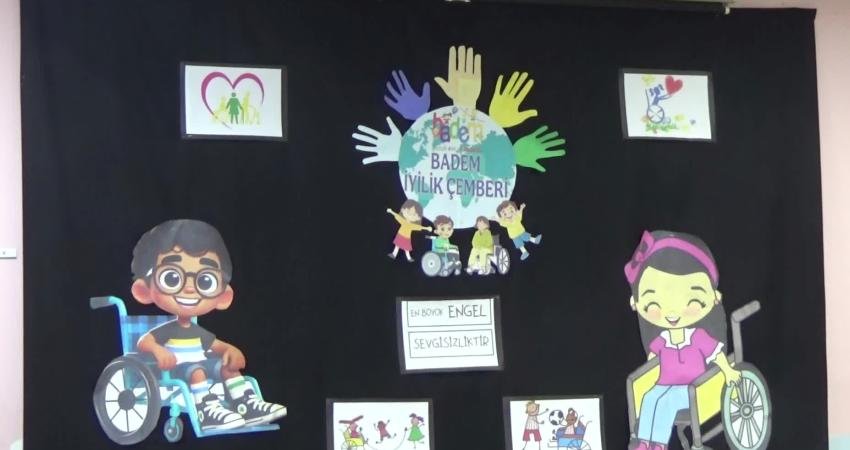 Edirne'deki Badem Çocuk Evi Kreş ve Gündüz Bakım Evi öğrencileri