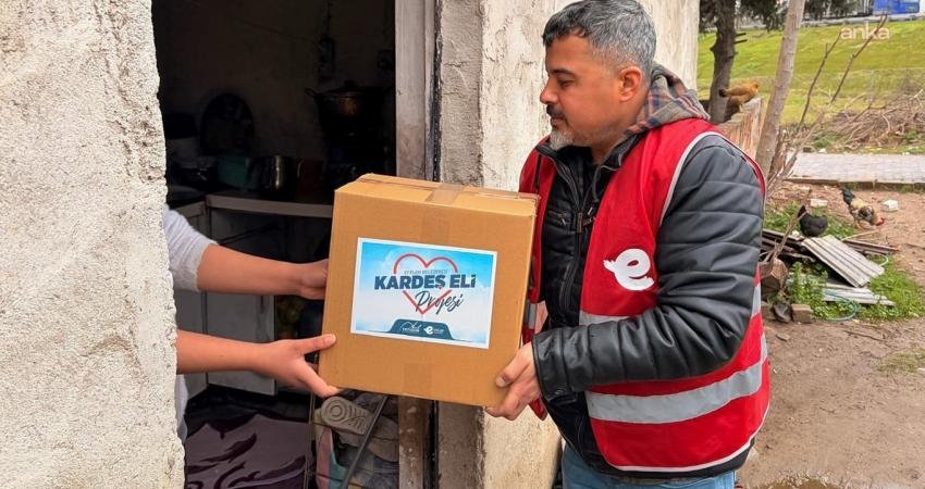 Efeler Belediyesi, ramazan ayı dolayısıyla evde bakım hizmetlerinden gıda kolisi