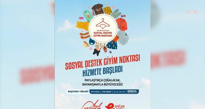 Efeler Belediyesi, Sosyal Destek Giyim Noktası’nı hizmete sundu Efeler Belediyesi, ramazan ayına sayılı günler kala ihtiyaç sahibi vatandaşlar