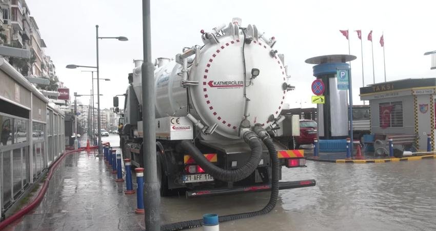 Ege’yi etkisi altına alan düşük basınç sistemi İzmir’de deniz seviyesini