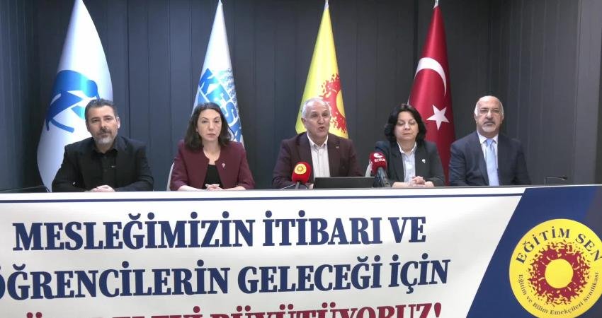 Eğitim Sen Genel Başkanı Kemal Irmak, “Siyasal iktidarın ideolojik bir