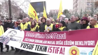 Eğitim Sen, Milli Eğitim Bakanı Yusuf Tekin'in görevdeki bininci günü