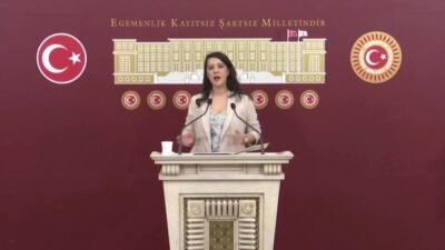 Emek Partisi (EMEP) Gaziantep Milletvekili Sevda Karaca, "Soma Termik Santali