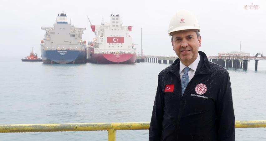 Enerji ve Tabii Kaynaklar Bakanı Alparslan Bayraktar, BOTAŞ Dörtyol İşletme