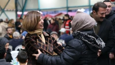 Eskişehir Büyükşehir Belediye (EBB) Başkanı Ayşe Ünlüce, İnönü’de düzenlenen iftar