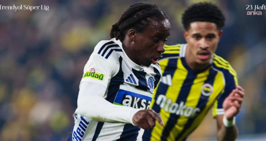 Fenerbahçe, Süper Lig'in 23. haftasında Kasımpaşa ile 1-1 berabere kaldı.