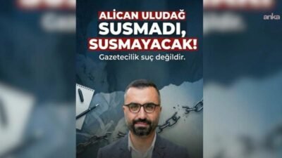 Tutuklanan Gazeteci Alican Uludağ’ın meslektaşları, dayanışma platformu kurarak, "Onun gazeteciliğine
