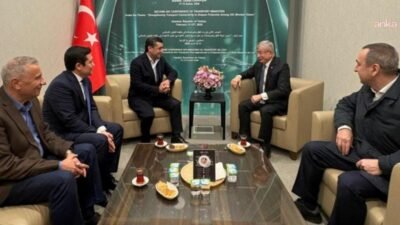 Gelecek Partisi Genel Başkanı Ahmet Davutoğlu, Özbekistan Dışişleri Bakanı Bahtiyor