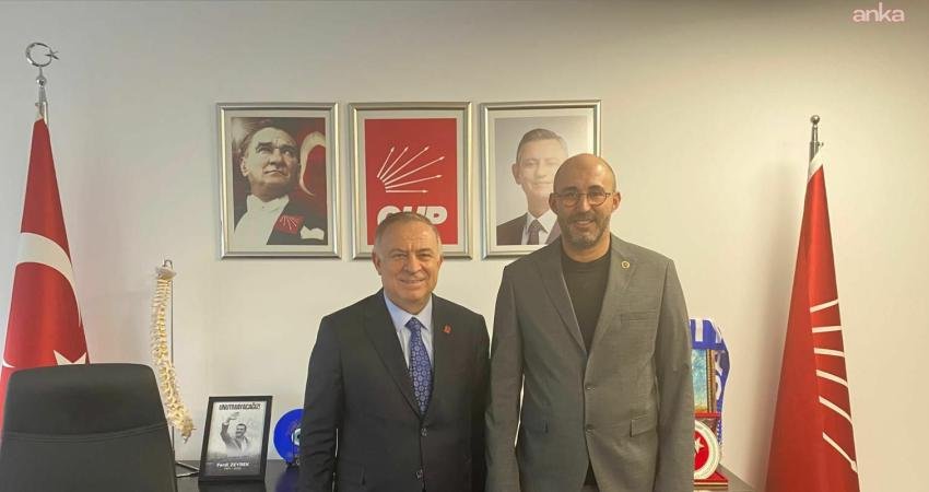 Germencik Belediye Başkanı Burak Zencirci, CHP Genel Merkezi’nde Genel Başkan