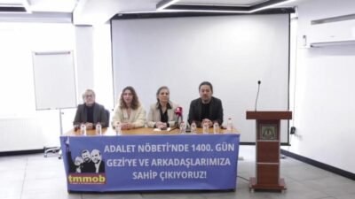 TMMOB İstanbul İl Koordinasyon Kurulu, "Gezi için Adalet Nöbeti"nin 1400.