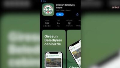 Giresun Belediyesi, dijital belediyecilik çalışmaları kapsamında Android ve iOS platformlarında