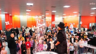 Gölbaşı Belediyesi, yarıyıl tatilinde çocuklar için hazırladığı ücretsiz buz pateni,