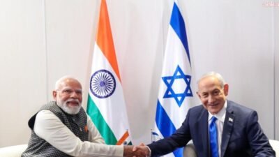 Hindistan Başbakanı Narendra Modi, iki günlük resmi ziyaret kapsamında İsrail’e gitti.