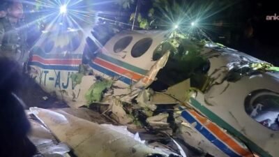 Hindistan’ın Jharkhand eyaletinde Ranchi’den Delhi’ye gitmek üzere havalanan ambulans uçağın