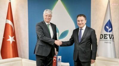 İsviçre’nin  Ankara Büyükelçisi Guillaume Scheurer, DEVA Partisi Genel Başkanı Ali