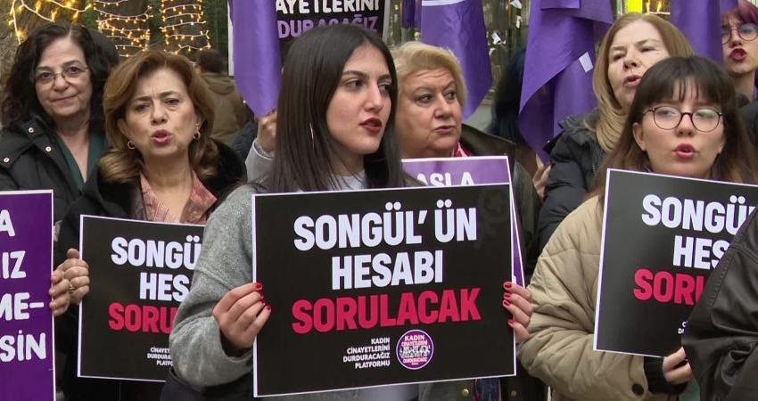 Kadın Cinayetlerini Durduracağız Platformu, Haymana'da eşi tarafından tabanca ile vurulan Songül