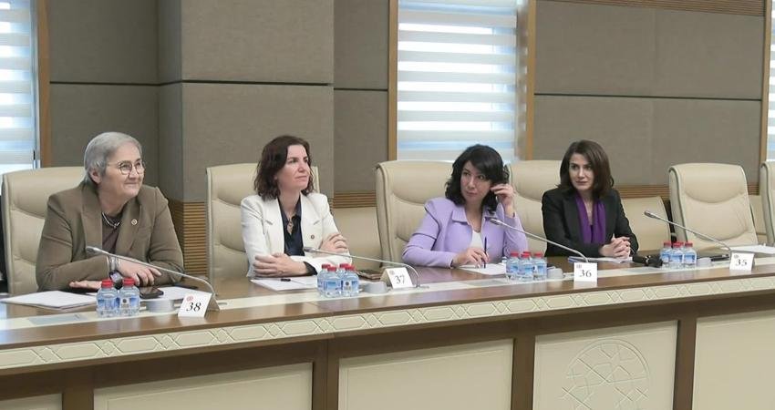 TBMM Kadın Erkek Fırsat Eşitliği Komisyonu'nda sunum yapan Sağlık Bakanı Kemal