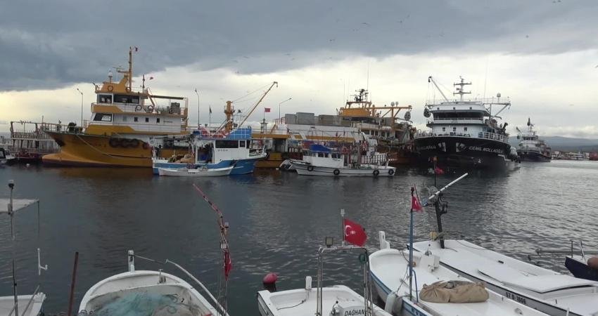 Karadeniz'de fırtına uyarısı sonrası, uluslararası taşımacılık yapan yük gemileri, Sinop'un