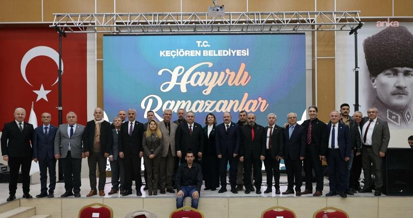 Keçiören Belediye Başkanı Mesut Özarslan, Mevlana Kültür Merkezi’nde düzenlenen iftar