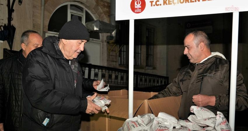 Keçiören Belediyesi, Berat Kandili dolayısıyla ilçenin birçok noktasında vatandaşlara kandil