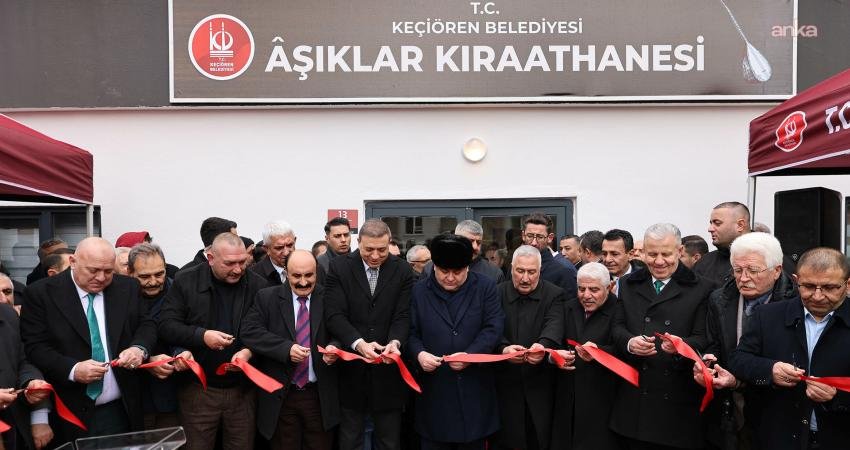 Keçiören’de “Âşıklar Kıraathanesi” hizmete açıldı Keçiören Belediyesi tarafından Atapark Mahallesi’nde Şehit Jandarma Uzman Çavuş Hüseyin