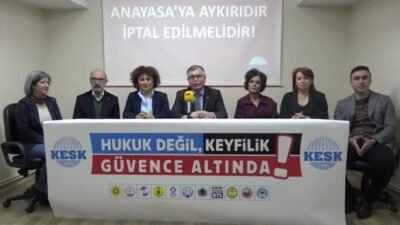 Kamu Emekçileri Sendikaları Konfederasyonu (KESK) Eş Genel Başkanı Ahmet Karagöz,